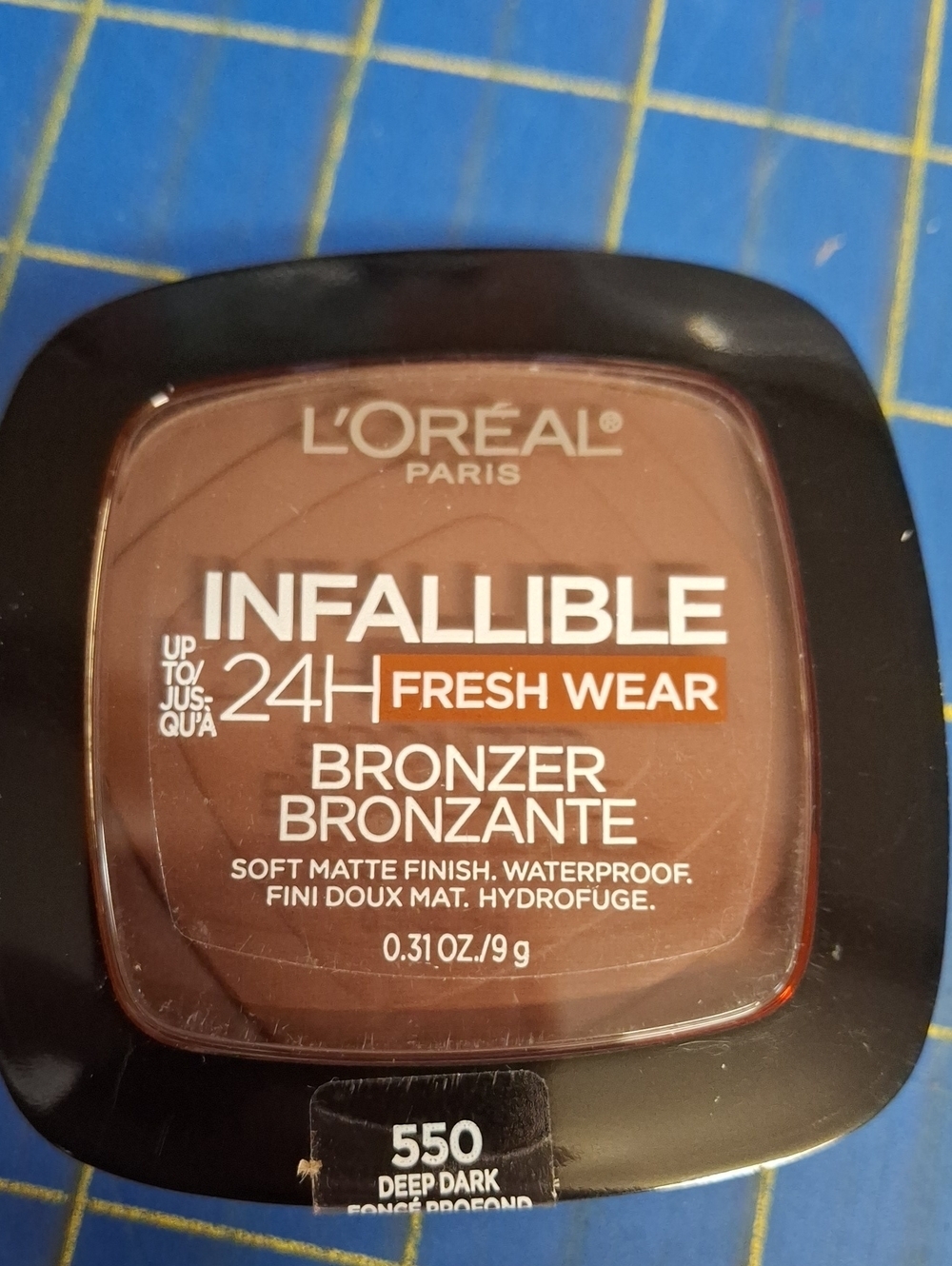 L'Oreal Infallible 24H Fresh Wear Bronzer - 550 Deep Dark New